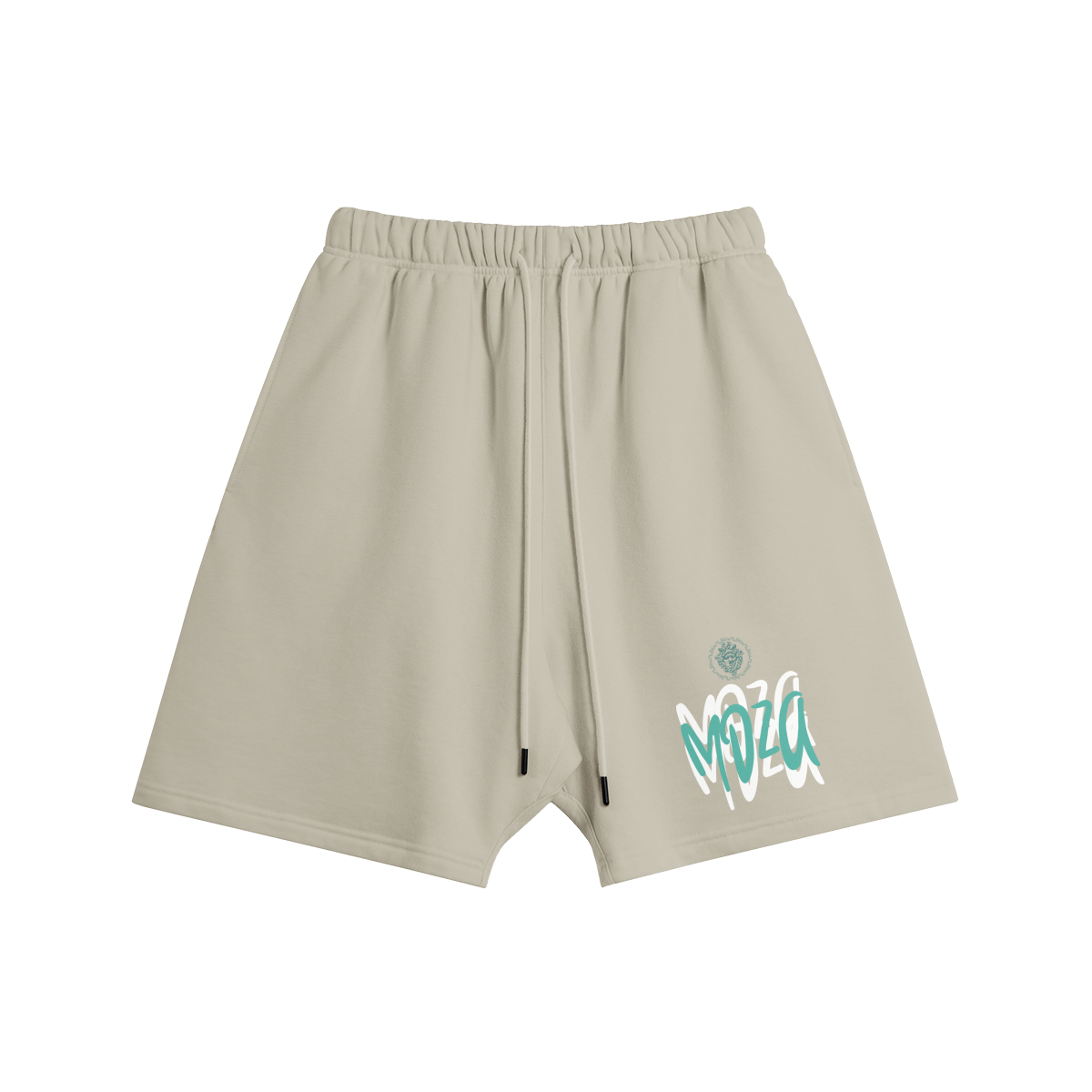 Meduza Green Graffiti Oversize Short