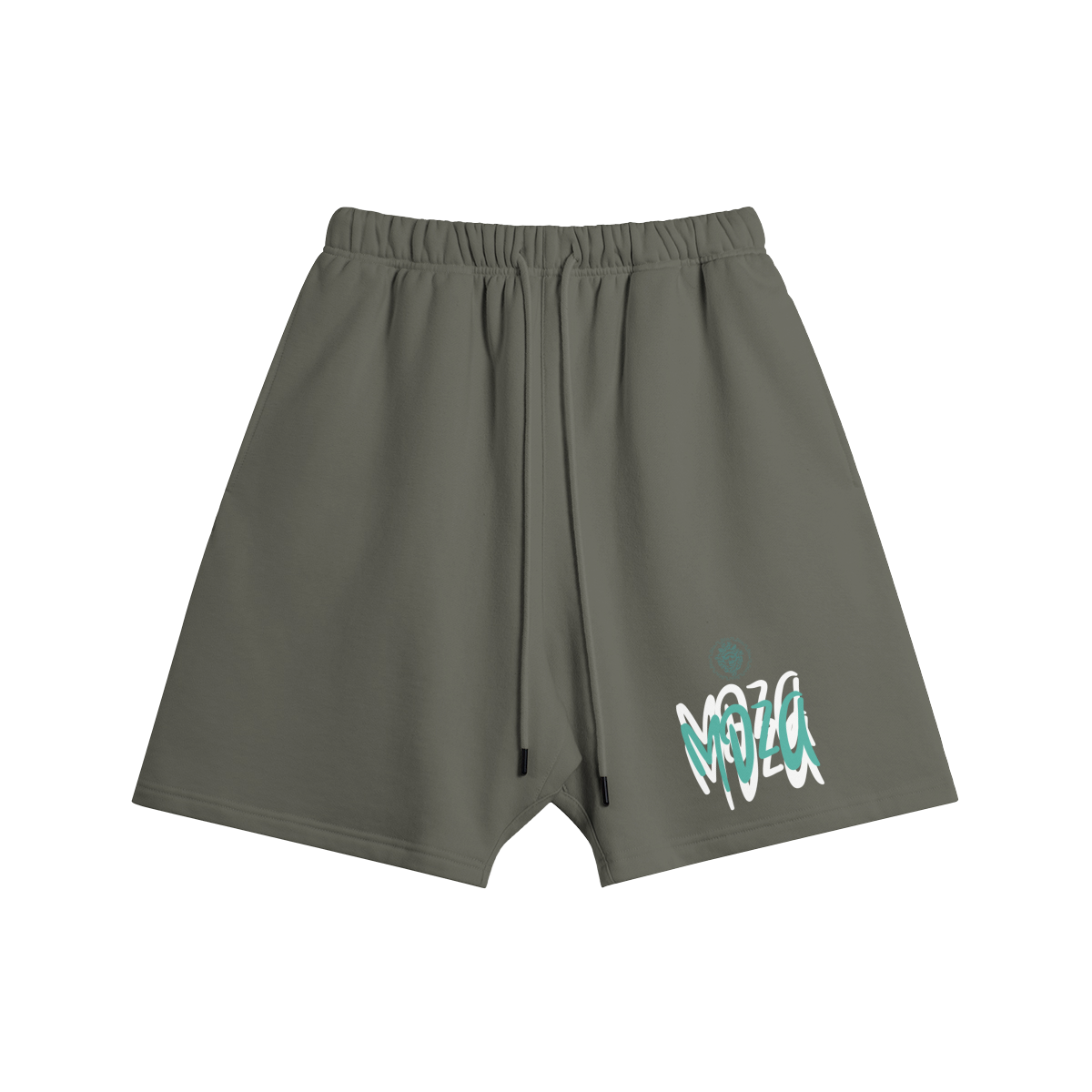 Meduza Green Graffiti Oversize Short
