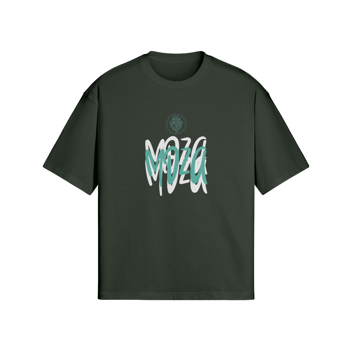 Meduza Green Graffiti Boxy T-Shirt