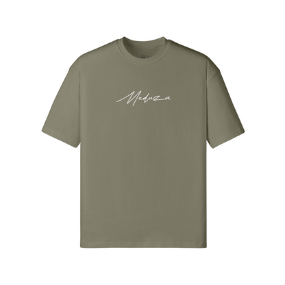 Meduza Handwritten Font Loose T-Shirt 190