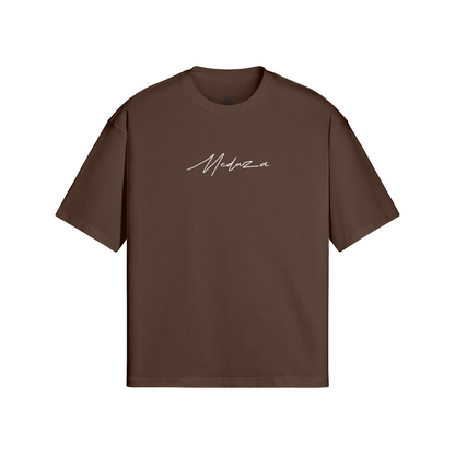 Meduza Handwritten Font Boxy T-Shirt 280