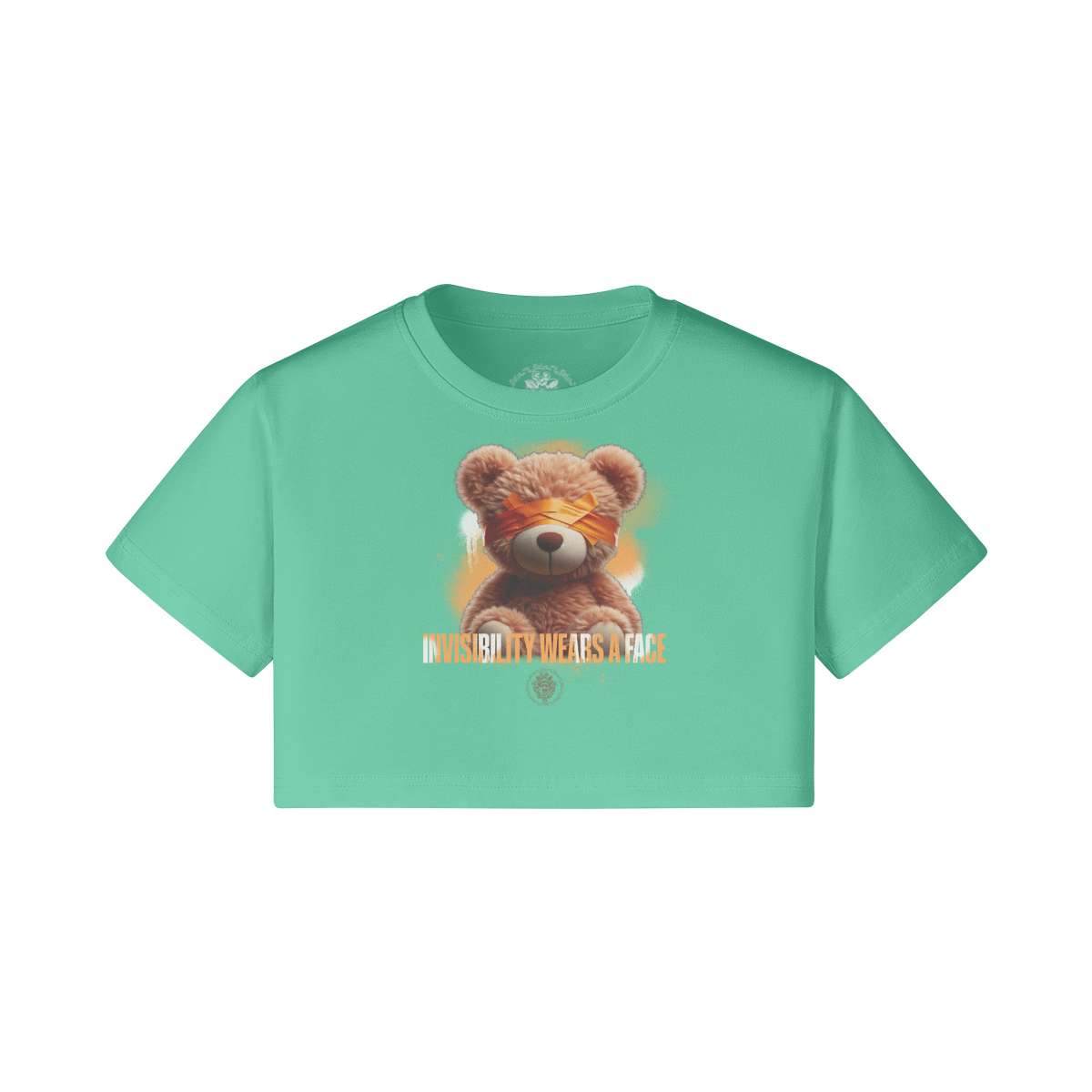 Meduza Invisible Bear Crop Top 