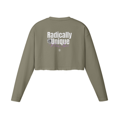 Meduza Radically Unique Long Sleece Crop Top 260